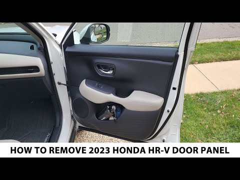 How to remove 2023–2025 Honda HR-V door panel