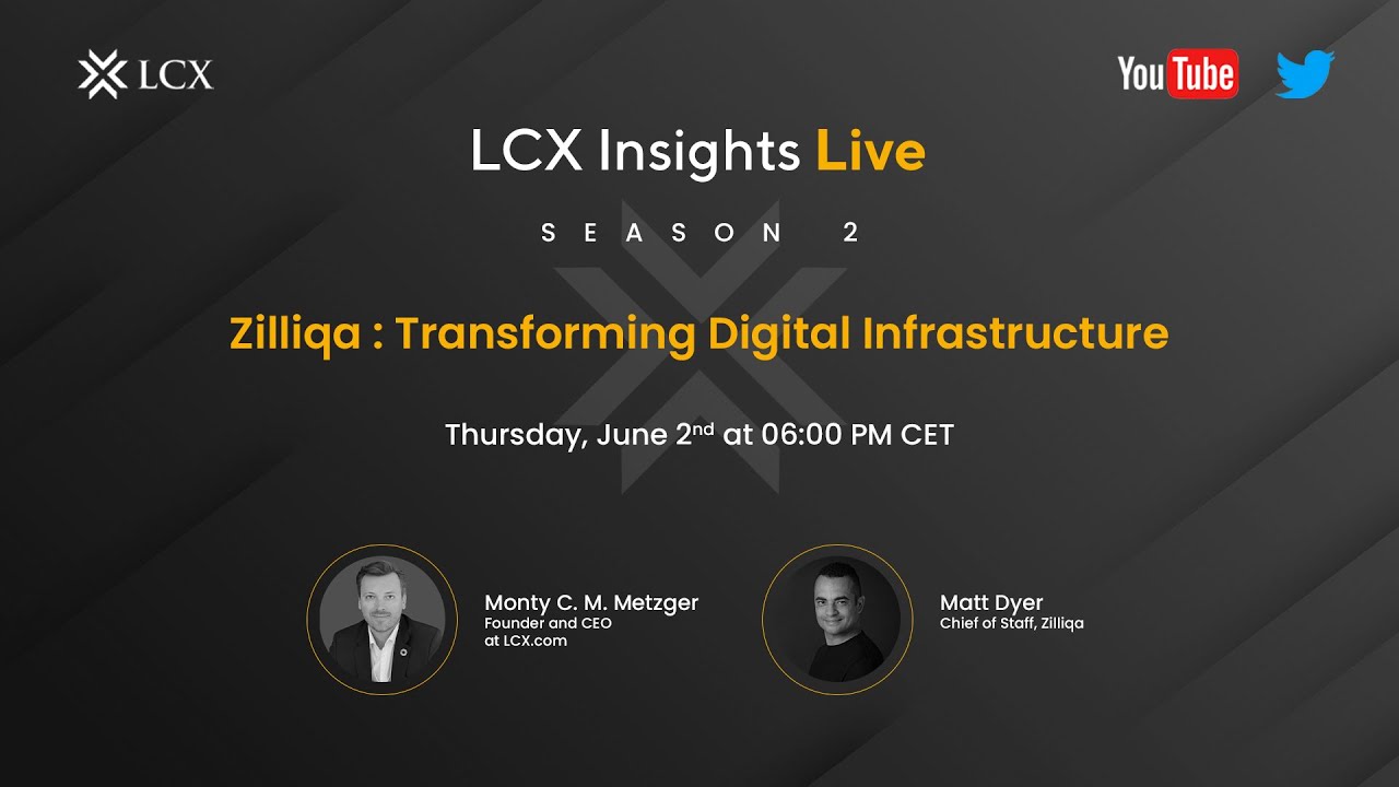 Zilliqa: Transforming Digital Infrastructure | Matt Dyer | LCX Insights Live