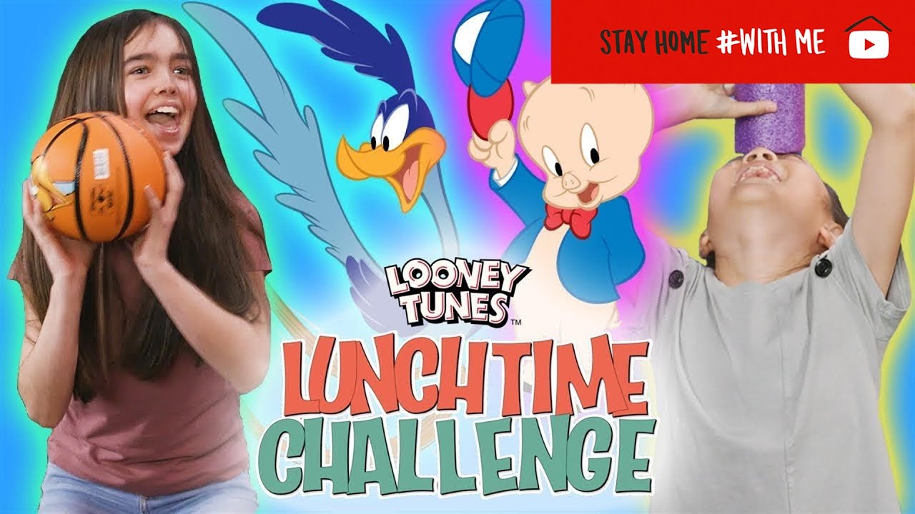 Dunking With The Tune Squad Challenge | Looney Tunes Lunchtime Challenge | WB Kids