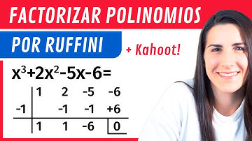 FACTORIZAR POLINOMIOS ❎ Factor común, RUFFINI, Productos Notables