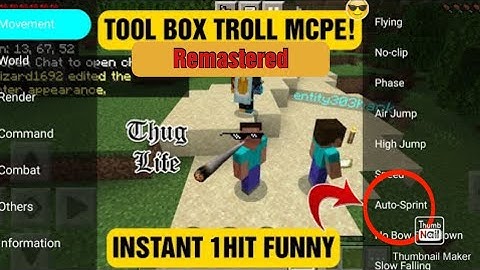Troll Omlet Arcade 1HIT Hack! Tool Box Minecraft Part1
