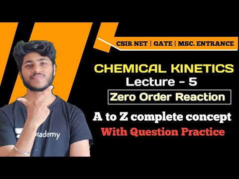 Chemical Kinetics- Zero order reaction Complete Explanation - YouTube