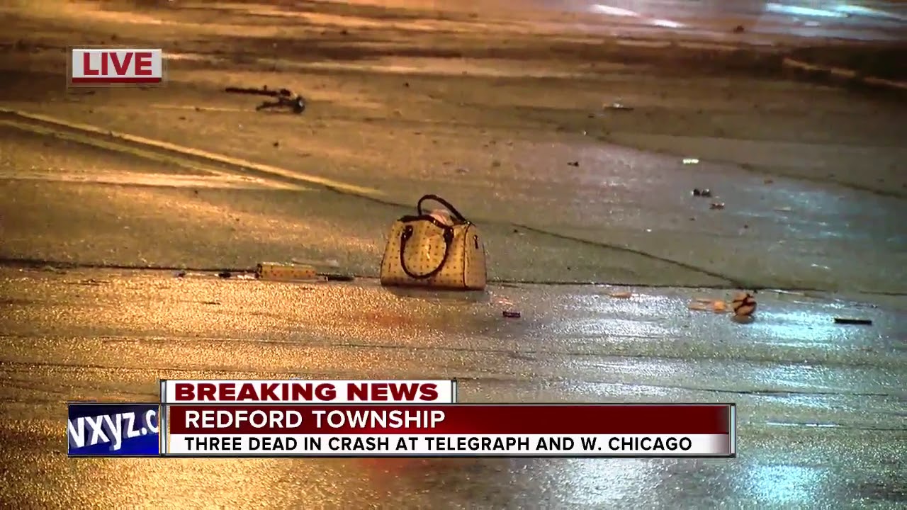 Three women killed in single-car crash in Redford Township - YouTube