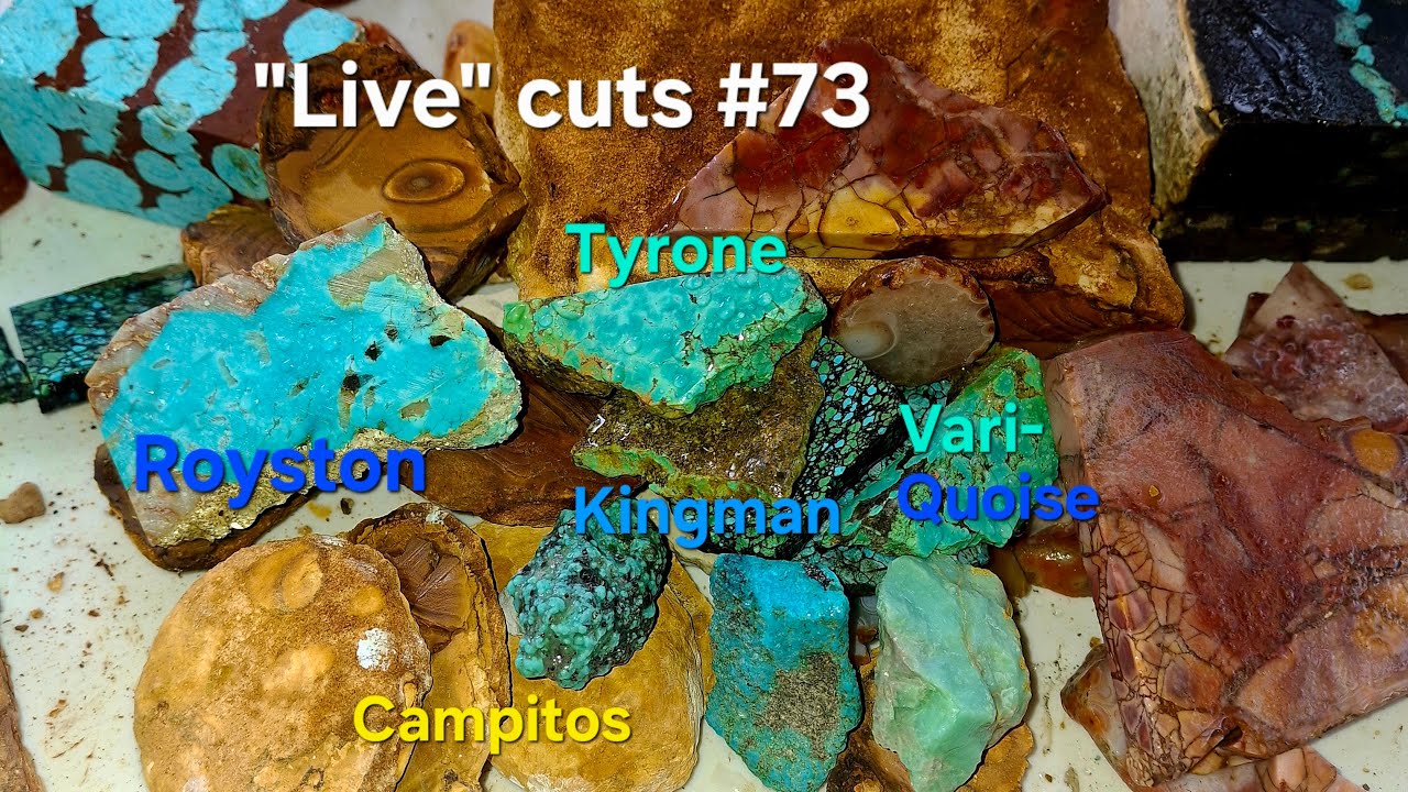 Sir RocksAlot is live! Cut, Shape & Polish Tyrone, Kingman, Opal & Vari ...