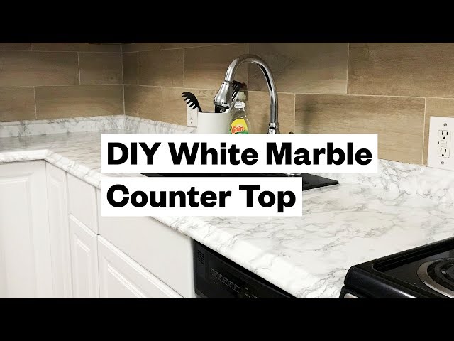 DIY Faux Stone Countertop: Fast and Easy!! 