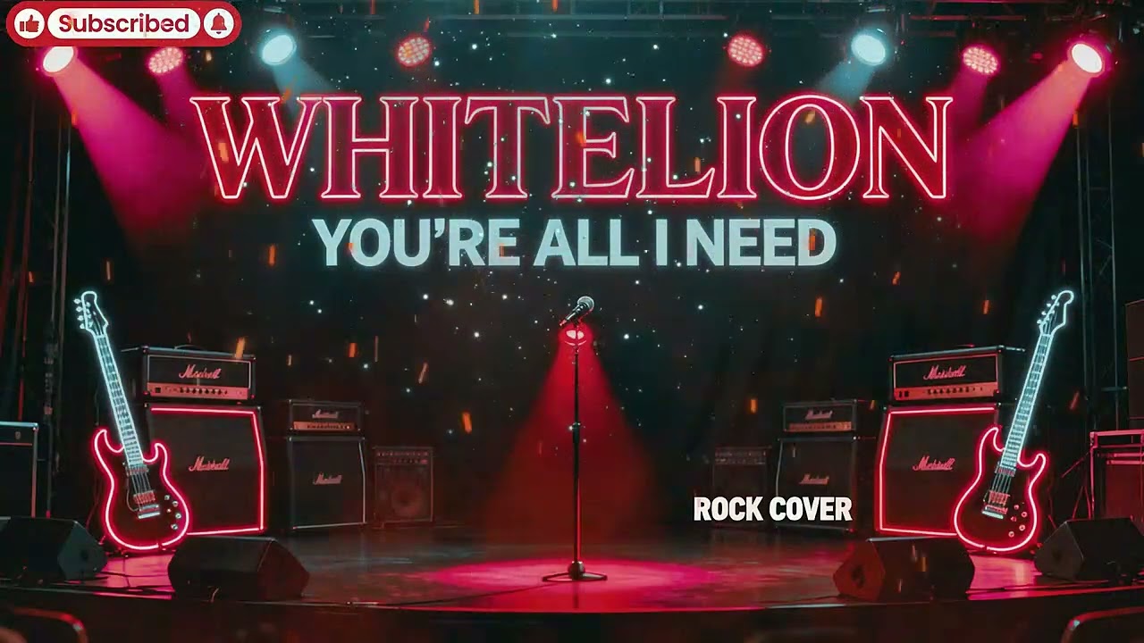 WHITELION – You’re All I Need (Rock Cover) | 80s Rock Revival