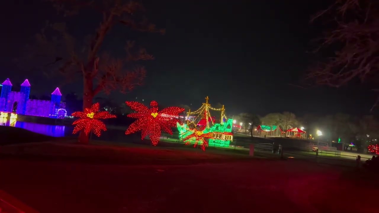 Holiday lights, Texas, USA