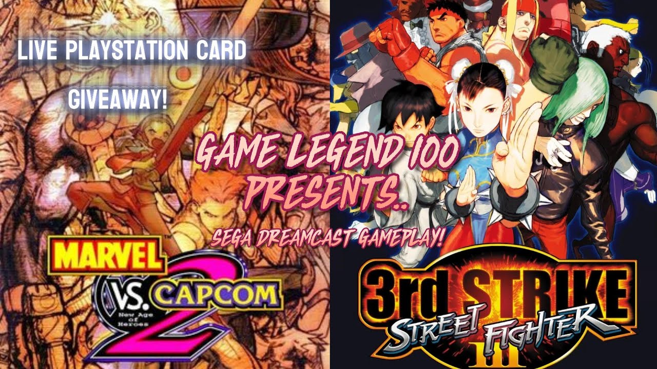 Marvel vs Capcom 2/Street Fighter 3rd Strike playstation card giveaway ...