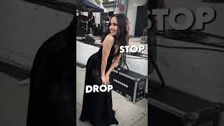 stop. drop. I bring the pain like #sofiacarson #blackpink