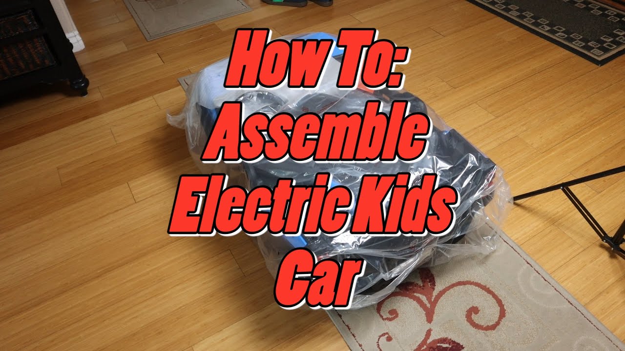 Electric Kid Car Assembly