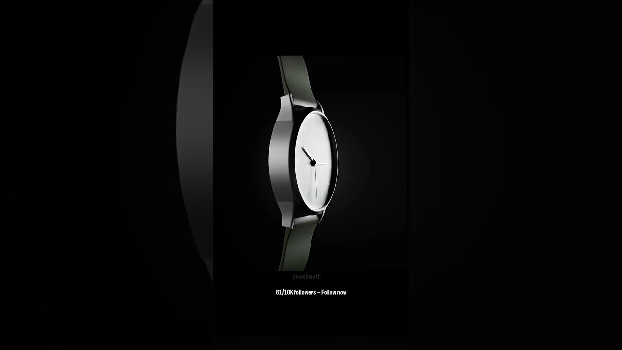 Rolex Watch – clean 3D product visualization. ⌚️