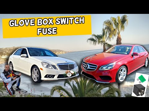 MERCEDES W212 E CLASS GLOVE BOX SWITCH FUSE E350 E400 E250 E200 E220 E250 CDI BLUETEC