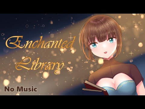 【ASMR】The Enchanted Library ✨📚 (no music)