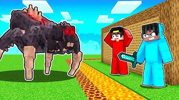 Mutant Spider VS The Most Secure Minecraft House