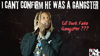 Big  Mike From O Block, Exposes Lil Durk, I Cant Confirm Lil Durk Was A Gangsta, Is Lil Durk A Fake?