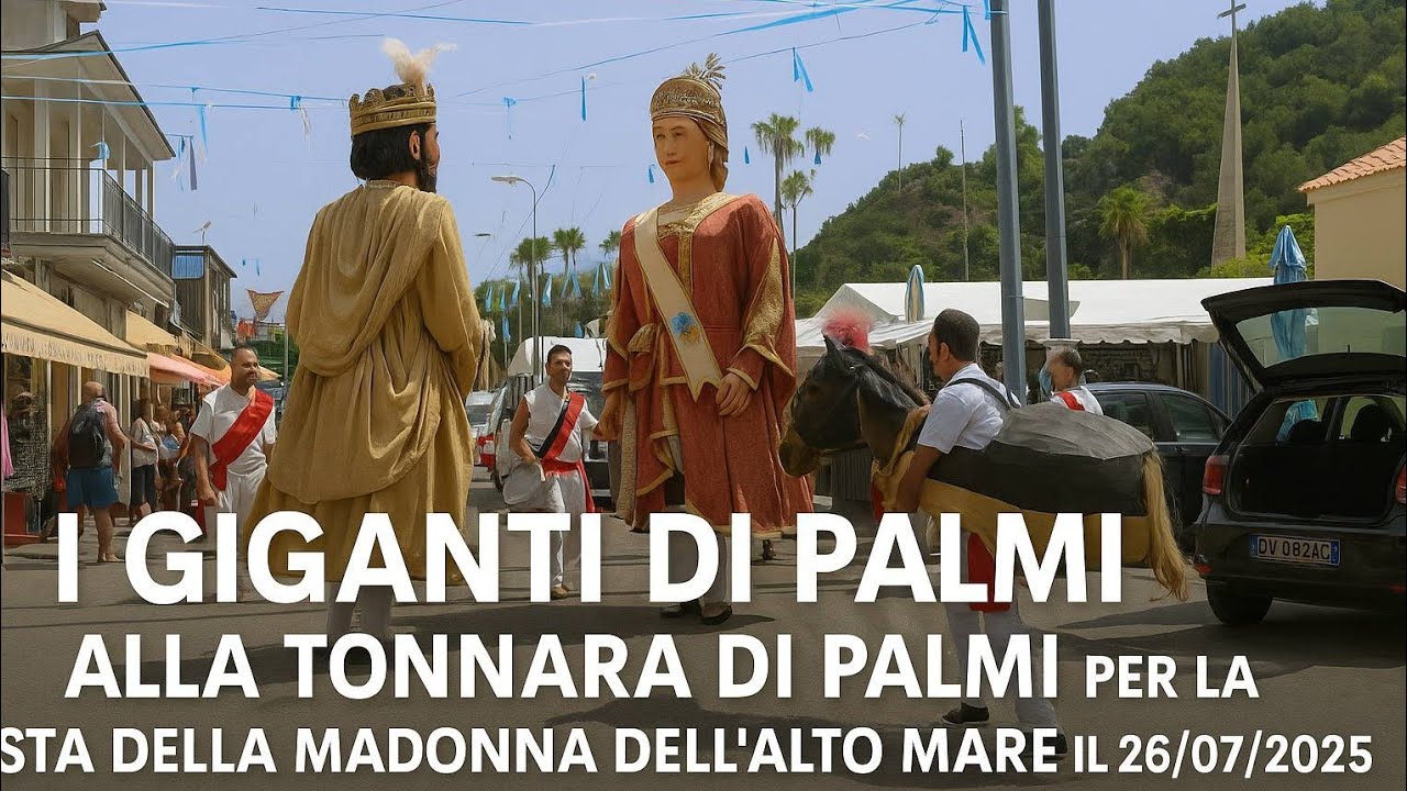 I Giganti di Palmi alla Tonnara di Palmi per la festa della Madonna dell'alto Mare 26/07/2025 ITA