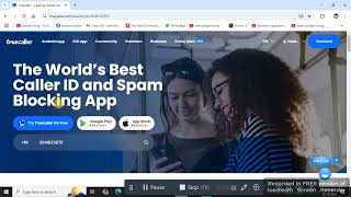how to take details from a PHONE NUMBER on TRUECALLER web? screenshot 4