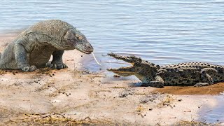 Pertarungan Legendaris KOMODO vs BUAYA, Siapa Yang Akan Menang?