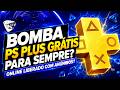 PSN PLUS GRÁTIS Com Anúncios! ONLINE e Sem JOGOS GRÁTIS No PS4 e PPS5! MELHOR DO QUE ESTÁ AGORA