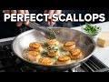 Perfectly Pan-Fried Scallops With Herb Butter And Parmesan
