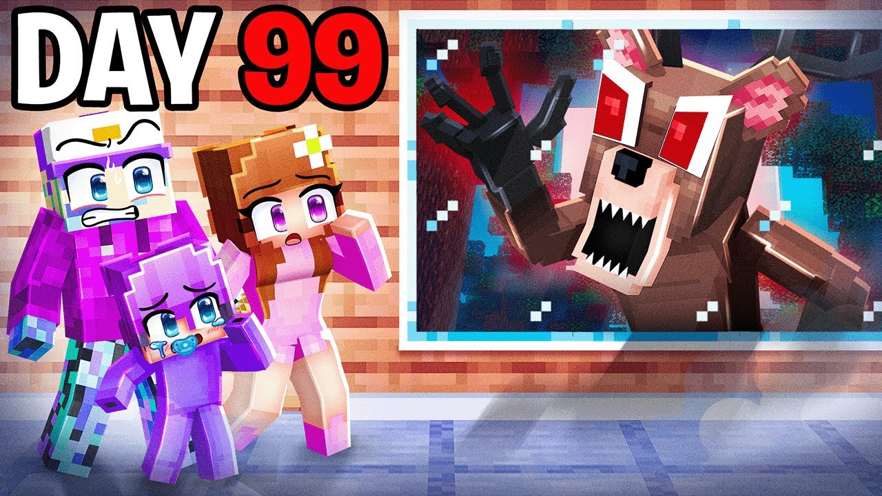 Minecraft But It's 99 Nights in the Forest…