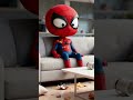 Spider Man Cleaning the Living Room #SpidermanAction, #HeroRescue, #EpicSave, #SuperheroMoments