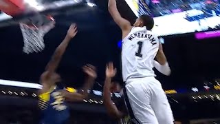 Isaiah Jackson With The Block On Victor Wembanyama