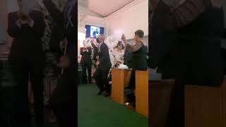 Shirley Johnsons funeral ceremony...Lindors mom