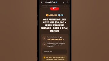 One Phishing Link Cost Him $50,000 – Learn from His Mistake|Part 2 of 6|memefi code today|#memefi