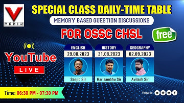 29th AUGUST | ENGLISH | OSSC CHSL MEMORY BASED QUESTION DISCUSSION BY VANIK BEST FACULTY#vanik