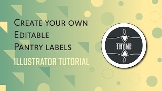 How to make Editable Pantry labels