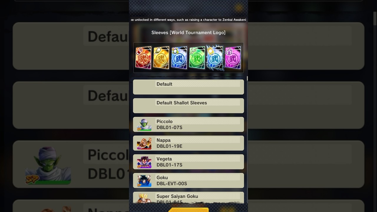 HOW TO GET THE RAREST CARD SLEEVES IN DRAGON BALL LEGENDS! - YouTube