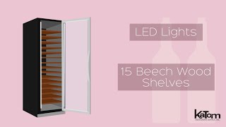 Eurodib 24-in. 1-Section Wine Cooler (USF168S)