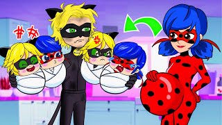 R.I.P BABY CAT NOIR | SAD STORY Lady Bug x Chat Noir | Miraculous Animation