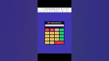 how to build a Simple Calculator App by HTML, CSS and JavaScript