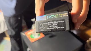 “Rove” Ice Hash Live Rosin Review