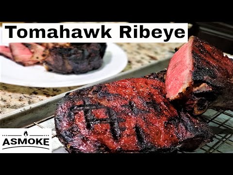 Cowboy - Tomahawk Steaks on a Pellet Grill