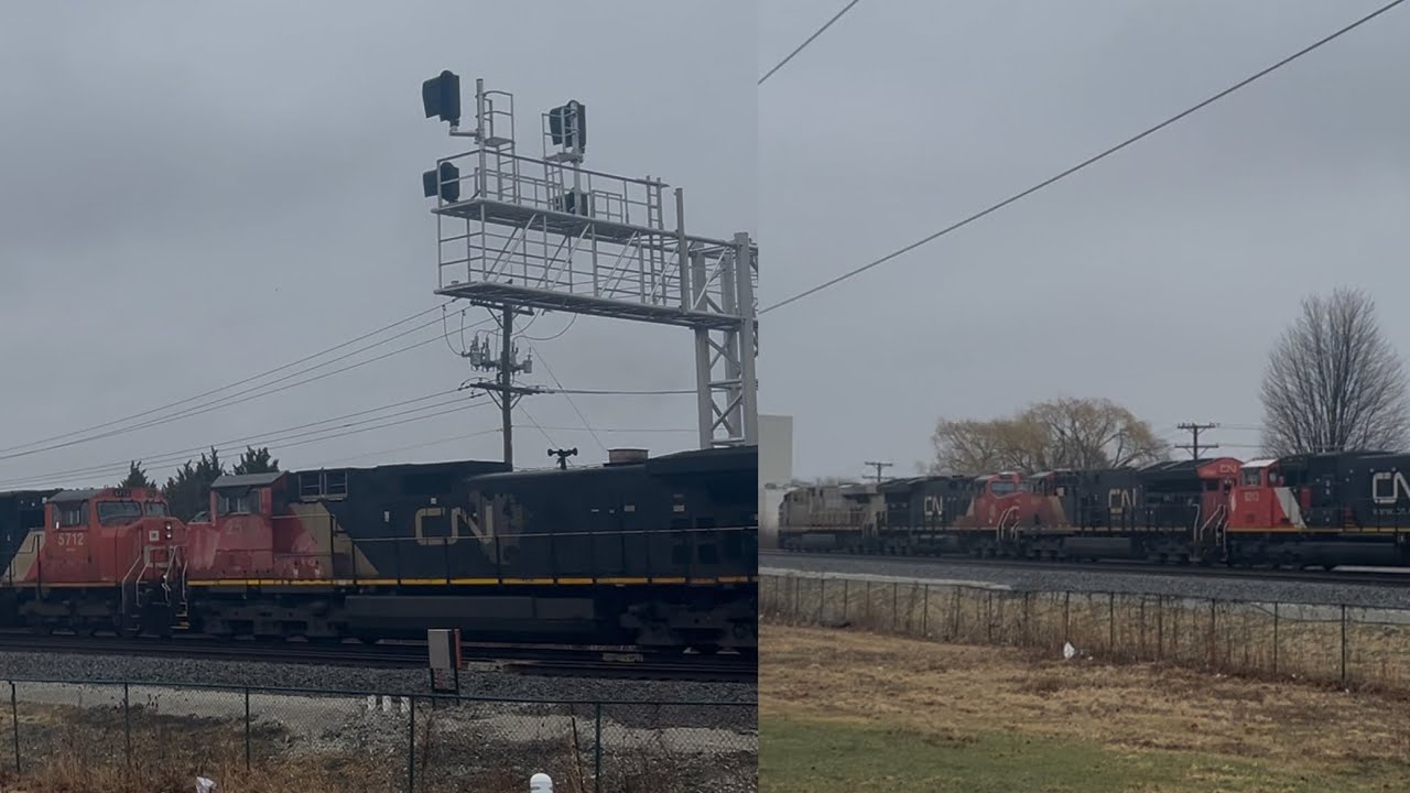 CN Aurora Railfanning 3/7/26! Ft: C44-9WL #2503 , Ex-Citirail Leader, and SD75i Action!