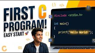 FIRST C PROGRAM IN C | Structure of a C Program | Lesson 2