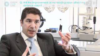 Will the improvement of my reading vision affect my distance vision?