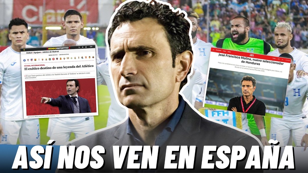 ASÍ FUE LA INSÓLITA REACCIÓN DE LA PRENSA DE ESPAÑA POR EL NUEVO TÉCNICO DE HONDURAS😱