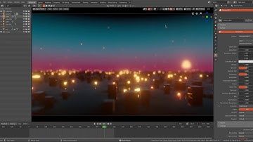 Blender 2.8 Functions Branch Particles Test