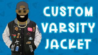 Limited Edition Varsity Jacket by @NeverDenyMe | #YouTubeBlack Voices Custom Embroidered Letterman 🧵