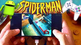 Spider Man 2000 - PS1 Emulator Android Gameplay (ePSXe) - APK For Mobile - 2023