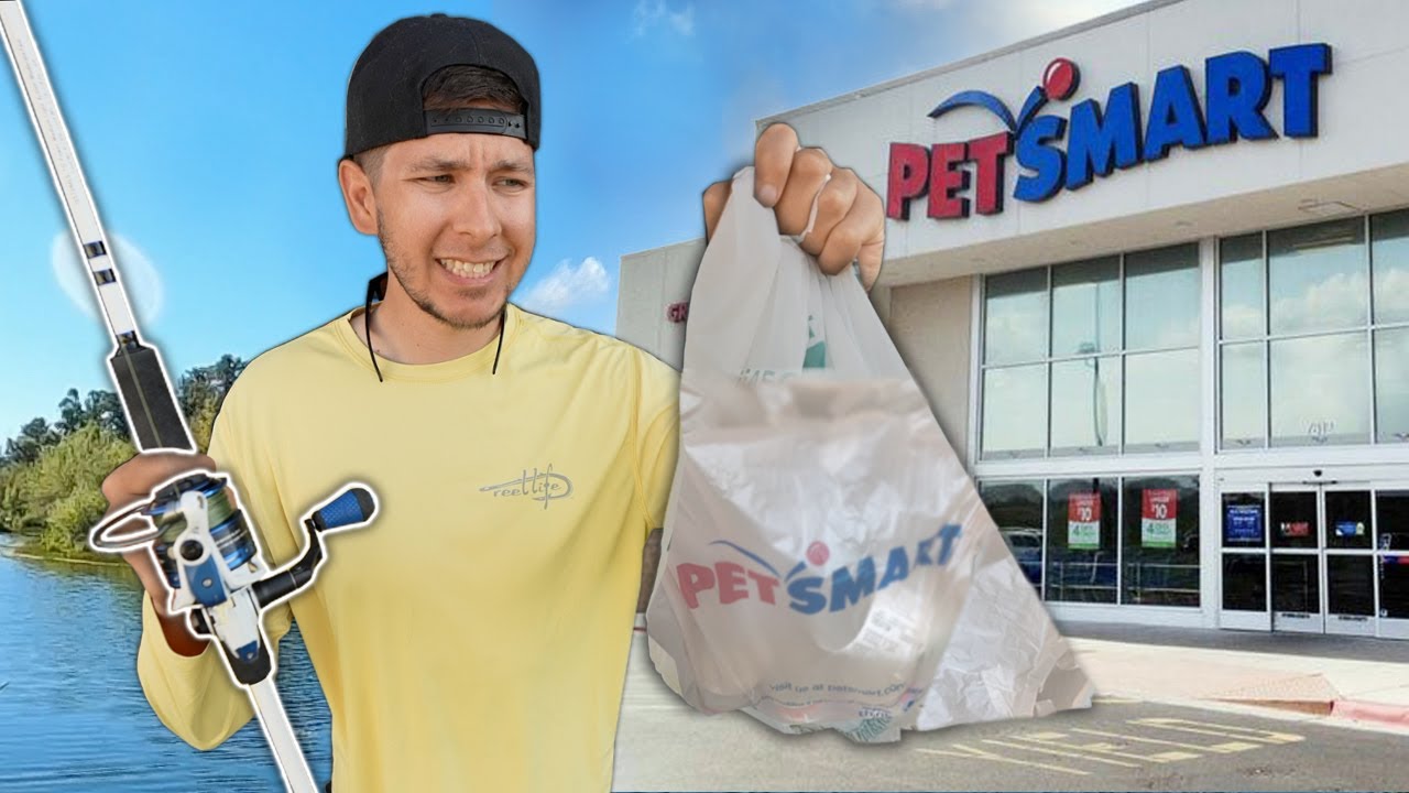 Pet Store LIVE BAIT Fishing Challenge!! (Surprising) YouTube