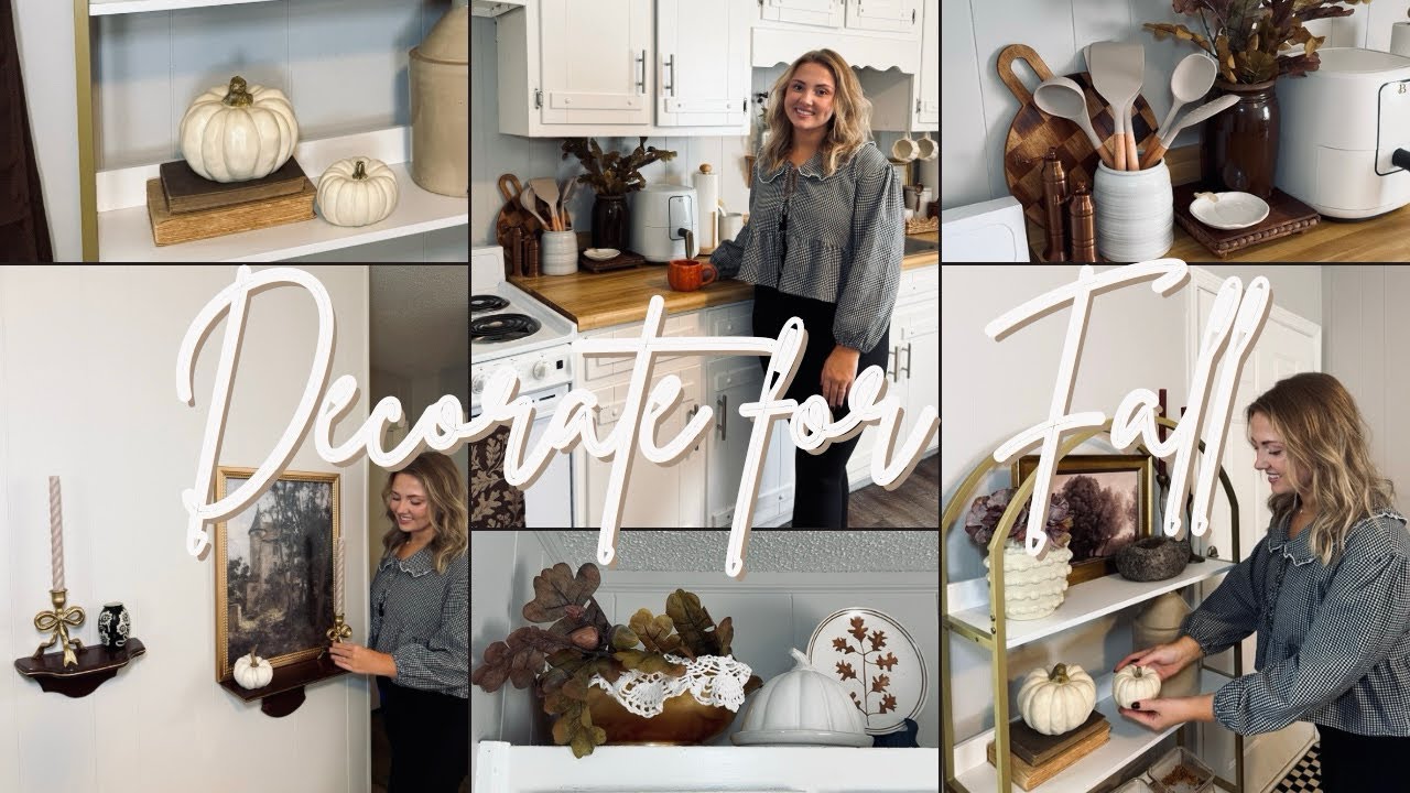 DECORATING FOR FALL 2025 || Organic Moody Fall Decor for a Small Apartment 🤎🍂