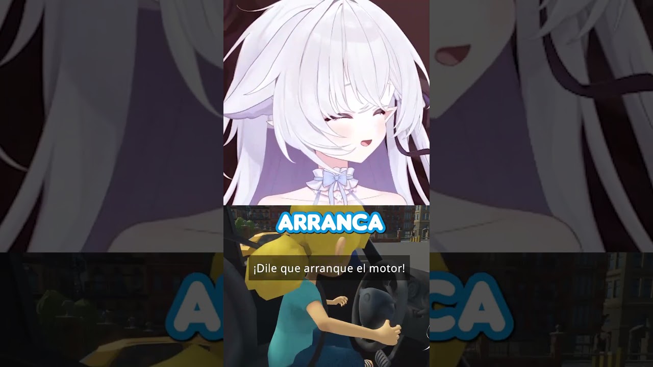 ENSEÑANDO A CONDUCIR #vtuber #vtuberespañol #humor #edit #memes #anime #youtubeshorts #reels