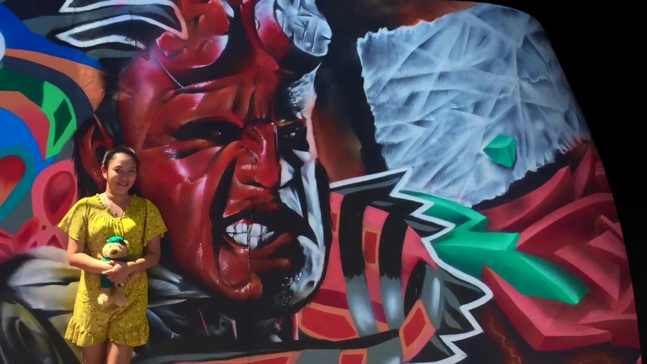 Street Art - Bali #1 - Am I Hellboy?