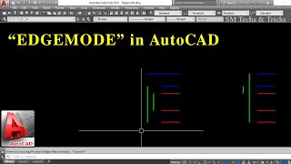 Edge Mode in AutoCAD||AutoCAD Edge Mode Command||How to Use Edgemode in AutoCAD