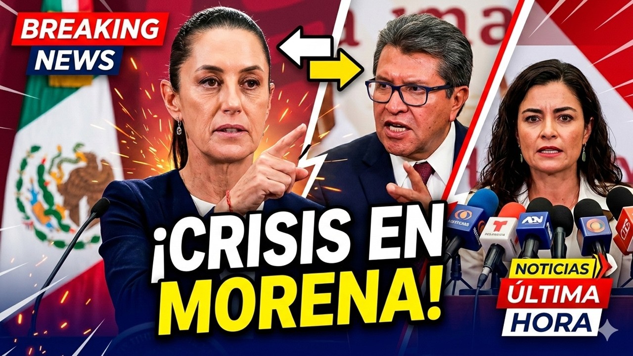 CLAUDIA SHEINBAUM: FUERA MONREAL, ÉL SE REBELA Y RETA A LA PRESIDENTA, ¡LUISA ALCALDE DA LA NOTICIA!